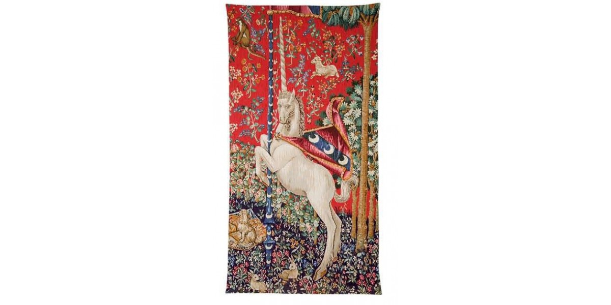 Gobelín tapiserie  -  LES PORTIÈRES CLUNY - Licorne Gobelín tapiserie  -  LES PORTIÈRES CLUNY - Licorne